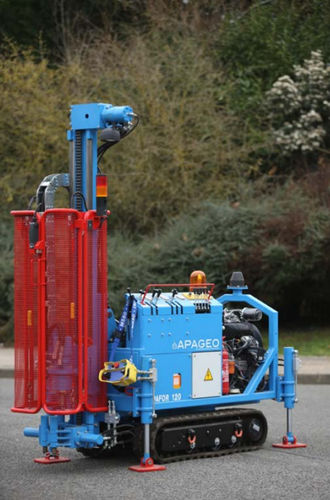 Kernbohrgerät - APAFOR® 120 - APAGEO - geotechnische / Pfahl / auf Raupen