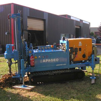 Kernbohrgerät - APAFOR® 450MP - APAGEO - Klein / auf Raupen / drehbar