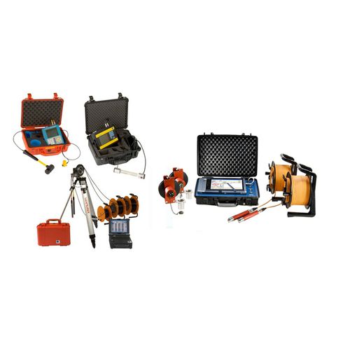 Schwingungsprüfanlage - APAGEO - cross-hole / elektrischer Widerstand / automatisch