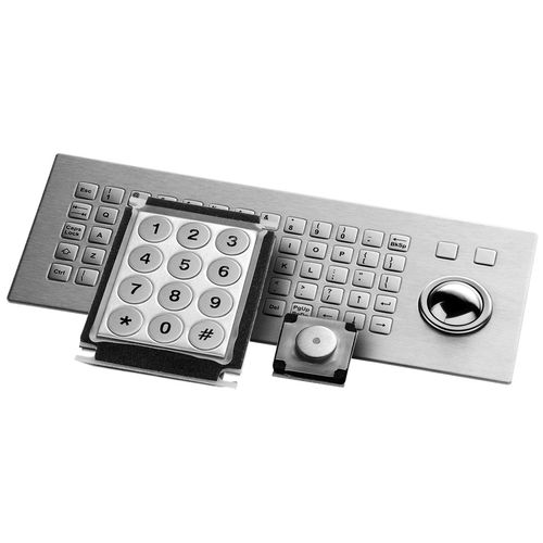 Einbaufähige Tastatur - YME-IP series - KNITTER SWITCH - mit mechanischen Tasten / Edelstahl / IP65