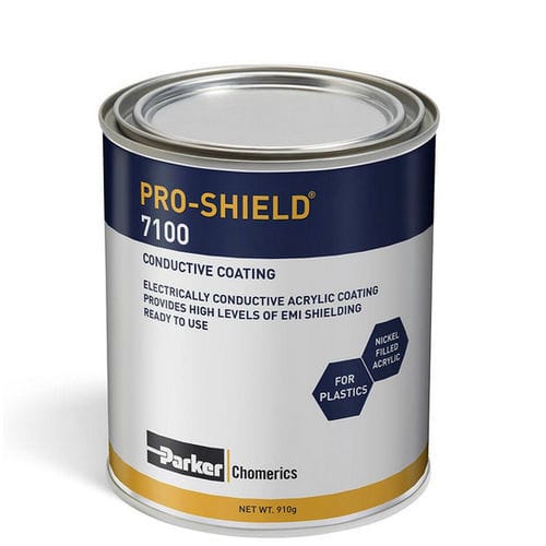Schutzfarbe - PRO-SHIELD® 7100  - Parker Chomerics Division - EMV-geschirmt / Einkomponenten / Nickel