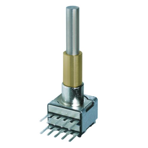Inkrementaler Drehgeber - E37 series - Elma Electronic AG - mit Potentiometer / mit Vollwelle / Edelstahl