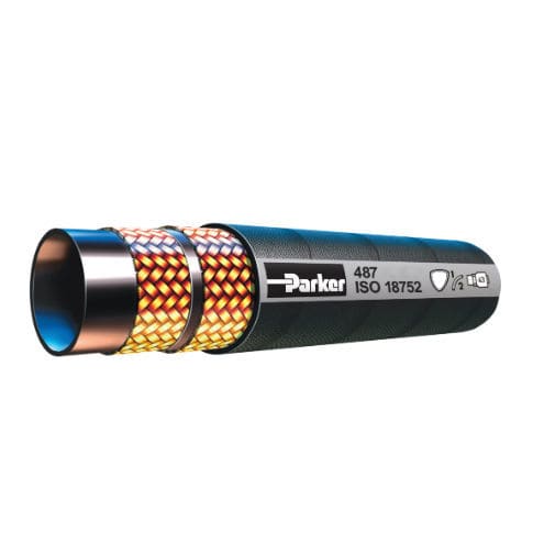 Hydraulikschlauch - 487 series - Parker Polyflex Division - Europe - für Mineralöl / für Öl / Stahl