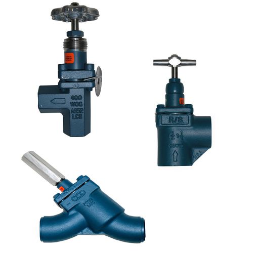 Kugelsitzventil - RS - Parker Refrigerating Specialties Division - mit Handrad / Absperr / für Stickstoff