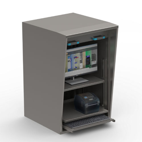 Schutzschrank - AGRO series - LMREA - bodenstehend / mit Schiebetüren / Aluminium