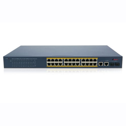 Ethernet-Switch / unmanaged - KNPB-24  - HONGKONG KOON TECHNOLOGY LTD - 24 Ports / PoE