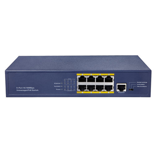 Ethernet-Switch / unmanaged - KNPB-8 - HONGKONG KOON TECHNOLOGY LTD - 8 Ports / PoE