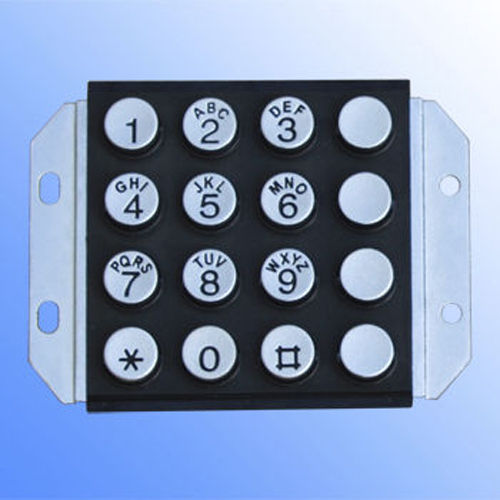 Nummernblock / 16 Tasten - KP1 - HONGKONG KOON TECHNOLOGY LTD - einbaufähig / Metall / Gummi