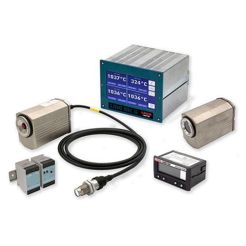 Glasfaser-Pyrometer - System 4  - Ametek Land - mit abnehmbarem Display / °C / °F