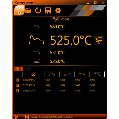 Software für Pyrometer - Cyclops Logger series - Ametek Land - Datenanalyse / Mess / Viewer