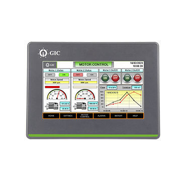 HMI mit Touchscreen - HM104B-0000 - General Industrial Controls (P) Ltd. - einbaufähig / USB / RS-232