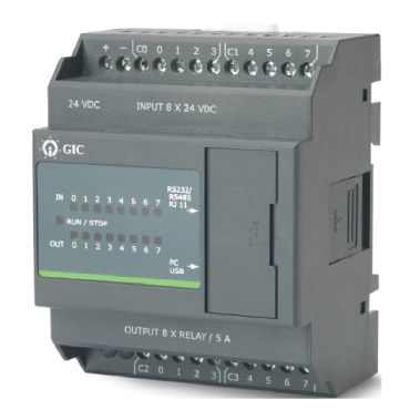 Kompakte SPS - PC10ED08001N - General Industrial Controls (P) Ltd. - Mini / Digitaleingang / Modbus RTU