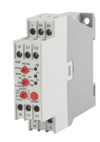 Fehlerstromüberwachungsrelais - 0.2 - 1.2 A - General Industrial Controls (P) Ltd. - AC / für DIN-Schiene / zeitgesteuert