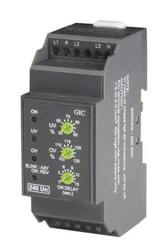 Überspannungsschutzrelais - SM 500 - General Industrial Controls (P) Ltd. - Unterspannung / für Phasenverlust / Phasenungleichgewicht