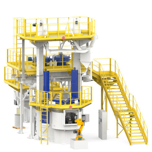 Band-Strahlanlage - Cym Materiales - Drehtisch / Turbinen / für Schüttgut
