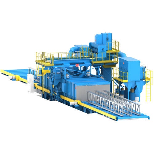 Band-Strahlanlage - Cym Materiales - Hängebahn / für Profile / für Rohre