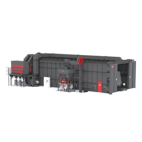 Druckstrahlkabine - Cym Materiales - automatisch / Durchlauf