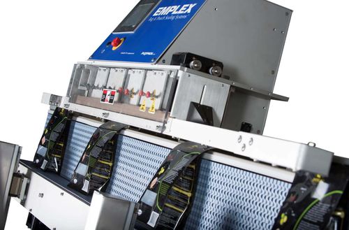 Kontinuierliches Heißsiegelgerät - ACS7200 - Plexpack Corp - Roboter / halbautomatisch / für Beutel