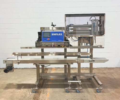Halbautomatische Siegelmaschine - MPS7503 - Plexpack Corp - manuell / automatisch / für Lebensmittel