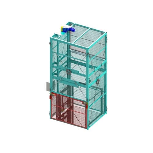 Elektrischer Lastenaufzug - MezzLite - Advanced Handling - Plattform