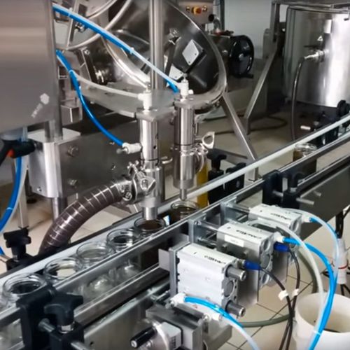 Automatische Füllanlage - LINE 66 - Telm srl - für Gläser / für Töpfe / für Lebensmittel