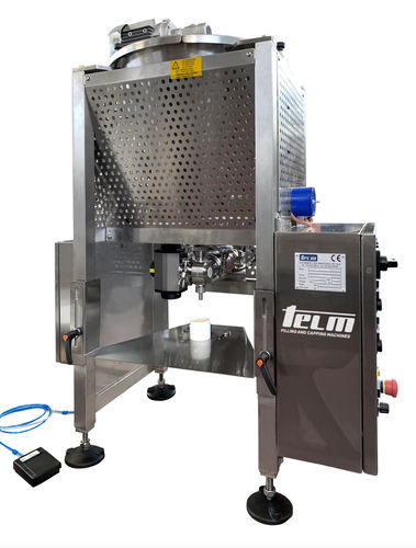 Halbautomatische Füllmaschine - DOS 02 - Telm srl - für Glasflaschen / für Töpfe / für Gläser