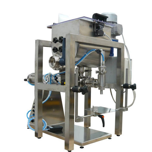 Halbautomatische Füllmaschine - DOS 01 - Telm srl - für Flaschen / für Töpfe / für Gläser