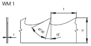 Sägeband - 40 WM series - Pilana - TCT / für Holz