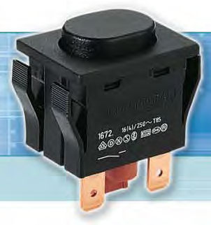 Federdruck-Drucktaster - 1670 series - MARQUARDT France - Standard / elektromechanisch