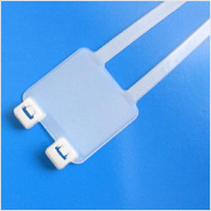 Kunststoffkabelbinder - Nelco Products - mit Etikettenhalter