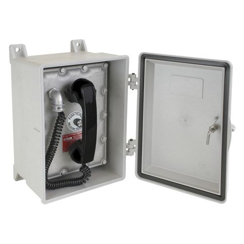 Analoge Rufsäule - 7805-001 - GAI-TRONICS - für Außenbereich / wandmontiert / Schutztüren