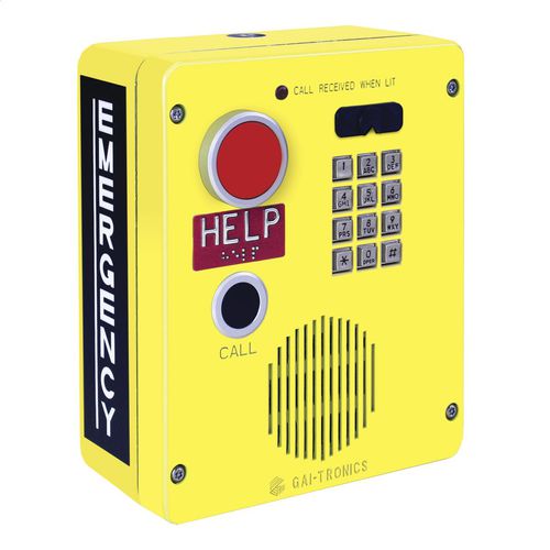 Notfall-Telefon - 394AL-004 - GAI-TRONICS - analog / wetterbeständig / wandmontiert