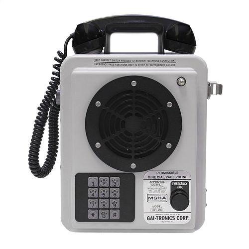 Telefon für Untertagebau - 491-204 - GAI-TRONICS - Notfall / Paging-Einheiten