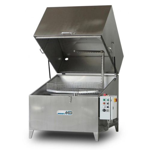 Sprühwaschanlage - X series - MEG - Edelstahl / mit Trockner / Drehkorb