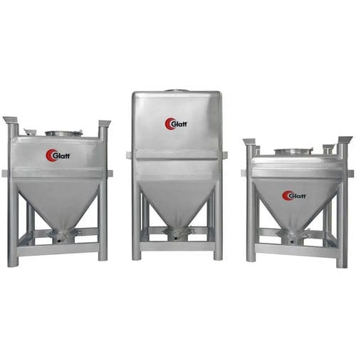 IBC-Behälter / Edelstahl - Glatt Ingenieurtechnik GmbH - für Pharmaprodukte / Transport / für Materialumschlag