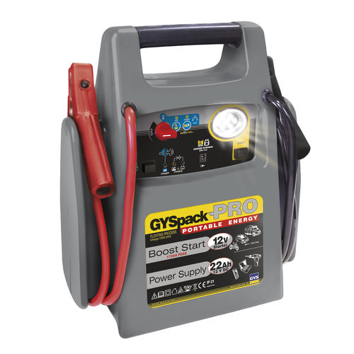 Starter- und Ladegerät für Batterien für Motorrad - GYSPACK PRO - GYS - für PKW / 12 V / Blei-Säure