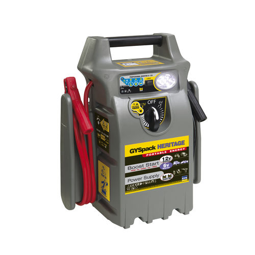 Starter- und Ladegerät für Batterien für Motorrad - GYSPACK HERITAGE 6/12 - GYS - für PKW / 12 V / Blei-Säure