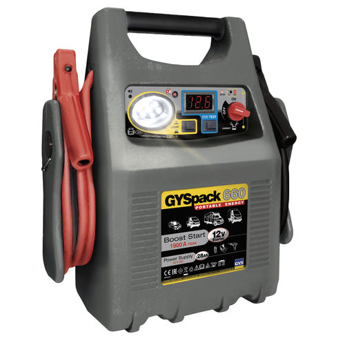 Starter- und Ladegerät für Batterien für Motorrad - GYSPACK 660 - GYS - für PKW / 12 V / tragbar