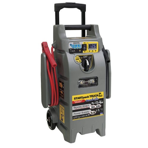 Starter- und Ladegerät für Batterien / für PKW - STARTPACK TRUCK MOBILE - GYS - für LKW / 12 V / 24 V