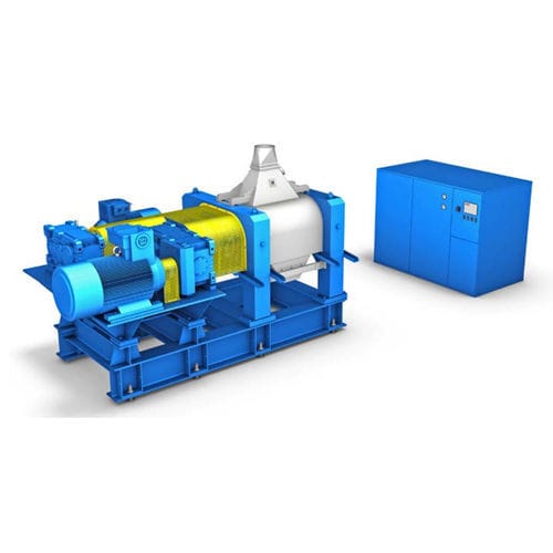 Mühle für Gummi - Eldan Recycling A/S - für Pulver / Walzen / horizontal