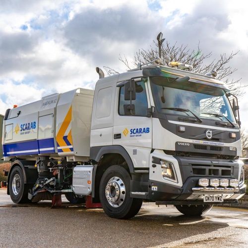 LKW-montierte mechanische Kehrmaschine - Magnum 82 - Scarab Sweepers - Straßen / Diesel