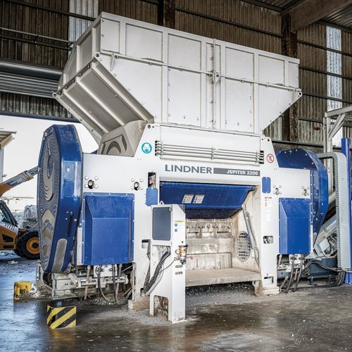Energieeffizienter Schredder - JUPITER - Lindner Recyclingtech GmbH - Primär / Einwellen / Fest- und Schüttabfall