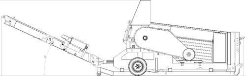 Sekundärschredder - HEM 400 D - HAMMEL Recyclingtechnik GmbH - Einwellen / Metall / mobil