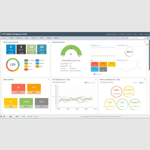 Management-Software - HPE IMC - Hewlett-Packard - Überwachung / Konfiguration / Netzwerk
