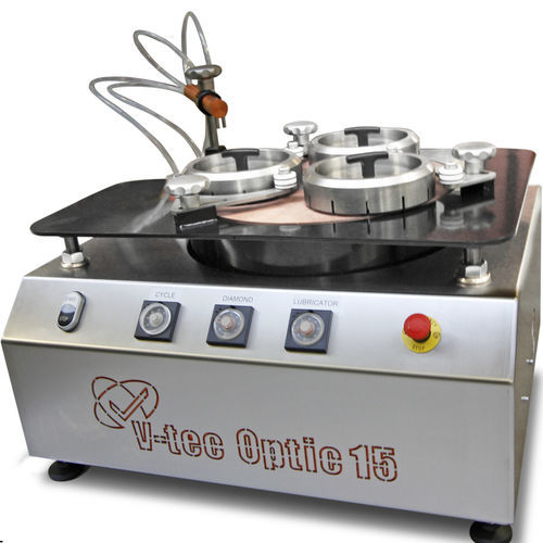 Poliermaschine für Stahl - OPTIC 15 - Ventil Test Equipment BV - für Optik / zur Endbearbeitung / Flachläpp