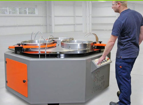 Poliermaschine für Metall - OPTIC 36 - Ventil Test Equipment BV - Industrie / zur Endbearbeitung / Flachläpp