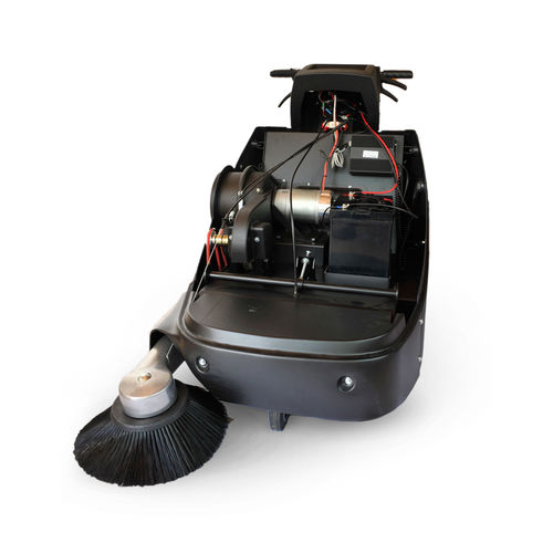 Handgeführte Kehrmaschine - FLASH650B - MAZZONI - mit Batterie / kompakt