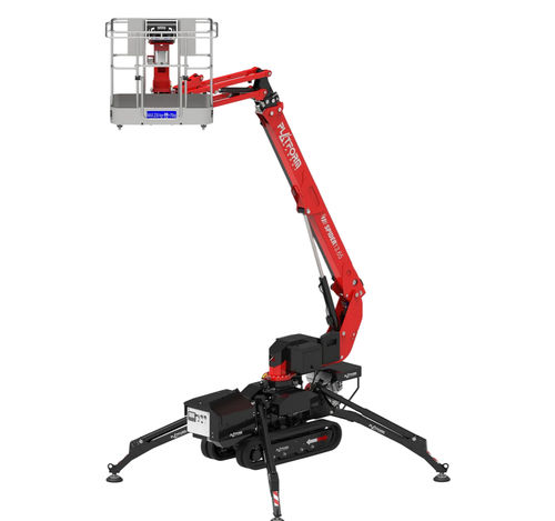 Hebebühnenspinne mit Eigenantrieb - Spider 13.65   - Platform Basket - auf Raupen / elektrisch / dieselbetrieben