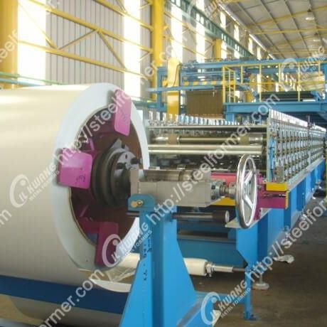 EPS-Sandwichplatten-Produktionsanlage - IKEP-RF-4R - IL KWANG METAL FORMING Company - kontinuierlich