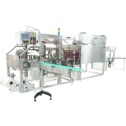 Vollautomatische Schrumpffolienverpackungsmaschine - SLA CMOS - Autopack Co., Ltd. - für flache Produkt / für Paket mit Schrumpffolie / kontinuierlich